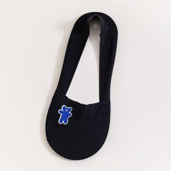 Chaussons d'été pour femmes, soie glacée, imprimé ours de dessin animé