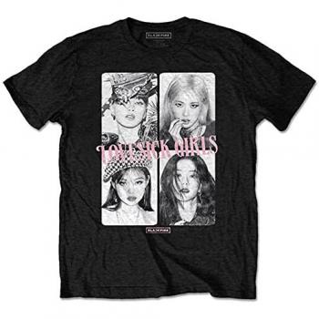 T‑Shirt Noir Amour Blackpink