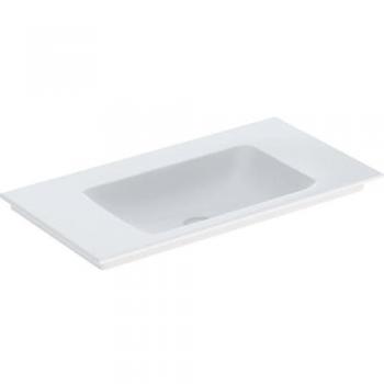Geberit ONE Möbelwaschtisch 90 cm, Abgang vertikal, ohne Hahnloch, ohne Überlauf