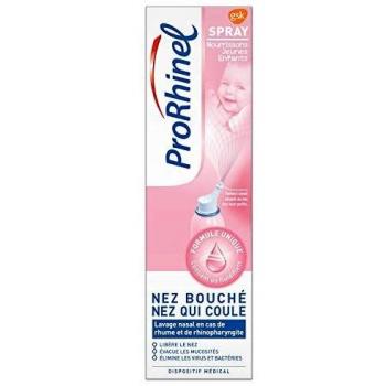 Prorhinel Spray Nasal Pour Nez Bouché, Nez Qui Coule, Nez Congestionné Nourrissons et Jeunes Enfants, 100ml