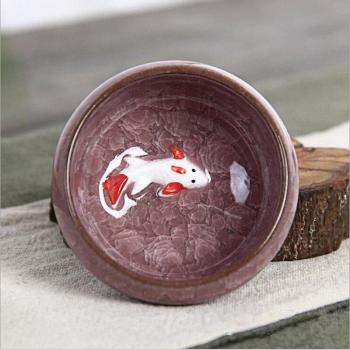 2pcs Ice Crack Style KungFu Teacups