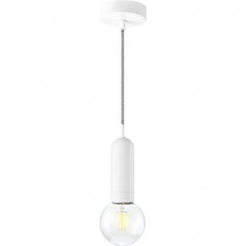 Pendel Turn Me E27 1 Luz de Metal en Blanco