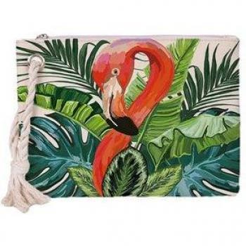 Crowdale Women's Luxury Handbag with Flamingo Design
