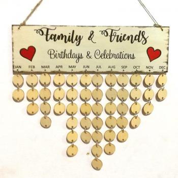 40 x 12 cm Hanging Date Mark Advent Calendar
