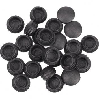 Plastic Tube Inserts 13mm Dia Blanking End Caps 24 Pcs