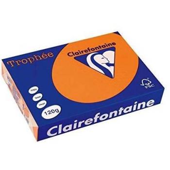 Clairefontaine Kopierpapier Trophée A4 120g mandarinenfarbe 250 Blatt