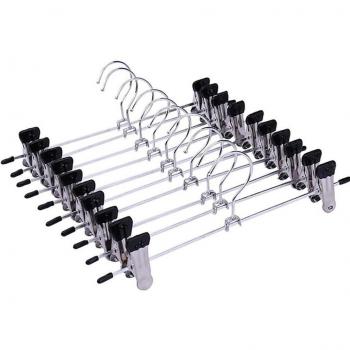 10 Pcs Stainless Steel Wardrobe Clips