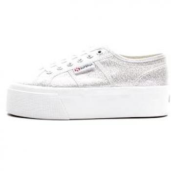 Scarpe Superga 2790 Lame Zeppa Grigio