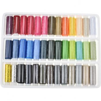 100% Polyester Yarn Sewing Thread Collection