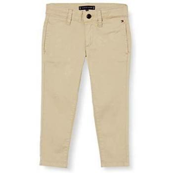 Pantalon Tommy Hilfiger Essential Skinny Chino Th Flex, Silt Brown Rbv, 12 ans