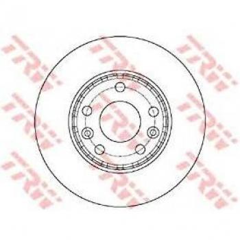 X TRW Disques de Frein Avant Ventilé 280mm pour RENAULT LAGUNA MEGANE DF6072
