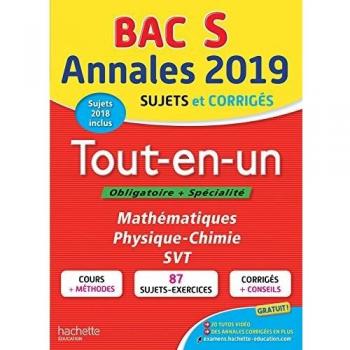 Annales Bac 2019 Tout-en-un Terminale S