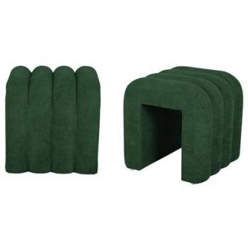 Pouf Verde Intenso Set