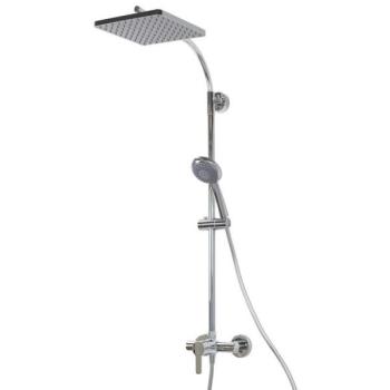 Breuer Duscharmatur Aquamaxx 320 mit eckiger Brause
