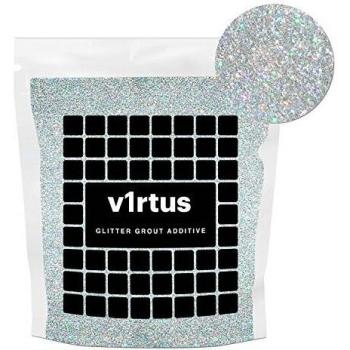 V1RTUS Crystal Silver Tile Glitter Mix – 100 g