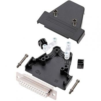 Encitech TRI-P-25-DMS-W-K D-SUB Buchsenleiste, 180° Polzahl 25