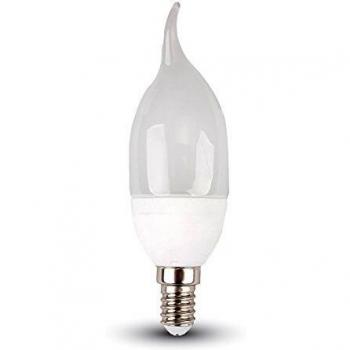 Candela LED 6W E14 Bianco Caldo 2700K con Luminosità di 470LM IP20
