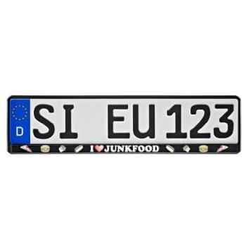 UTSCH ERUSTAR Auto-Kennzeichenhänger „Burger‑Blick“