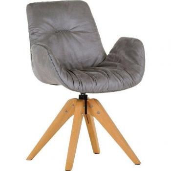 Rio Drehstuhl Brada mit Polsterung braun 84.0 H x 60.0 W x 60.0 D cm