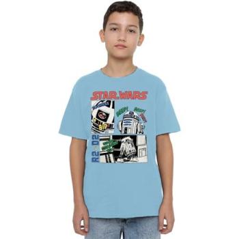 Star Wars Light Blue R2-D2 Beep Boop Tee – Children 3-4 Years