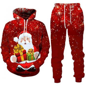 Vêtements homme Noël 3D avec Père Noël