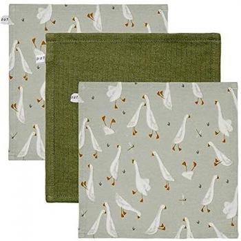 Little Dutch TE50721200 Mulltücher Spucktücher 26x26 cm kleine Gans 3er Set