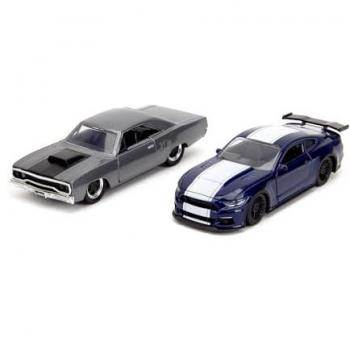 Twin 1:32 Ford Mustang & Plymouth Road Runner Fast & Furious Collection (JADA 253202018)