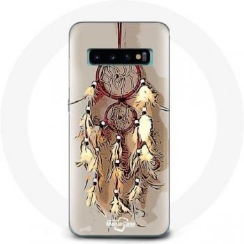 Dreamcatcher Brown Galaxy S10+ Hard Shell Case