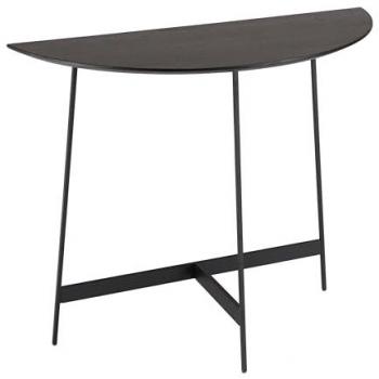 Consola Negra con Base de Metal