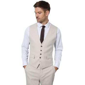 Burton Neutral Slim Waistcoat – Men, S