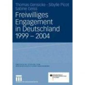 Freiwilliges Engagement in Deutschland 1999