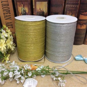 Decoración de Boda: Cinta Dorada y Plateada 870 Yards – DIY Navideño
