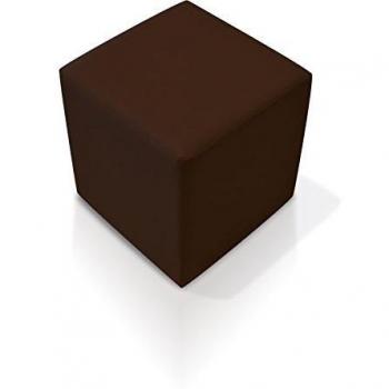 Kübus Sessel-Sitzwürfel – ergonomischer Bandscheiben-Hocker – Braun – 39×34×34 cm