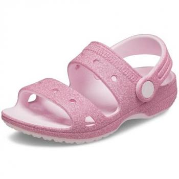 Sandales Enfant Crocs Paillettes Roses