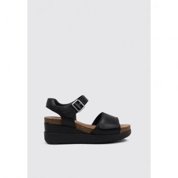Clarks' Lizby Strap Sandalia de Vaquero para Mujer Negro