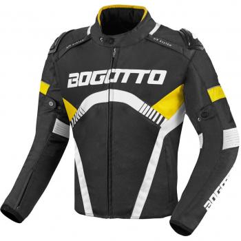Chaqueta Impermeable Bogotto Boomerang 2XL en Negro/Amarillo