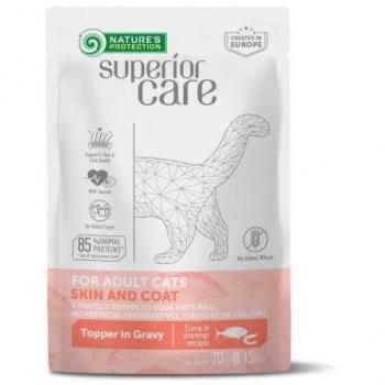 Nature’s Protection Skin & Coat Pack Gatti Tonno e Gamberetti 70g (Multipack 24)