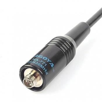 Nagoya NA‑771 Banda Dual 144/430 MHz Antena con SMA U/V F – Color Negro