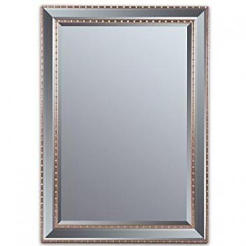 Specchio elegante argento antico in design a pizzo