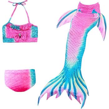 Hejin Mädchen 3‑teiliges Meerjungfrauen Schwimmkostüm