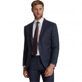 Jeff Banks Blue Check Soho Casual Jacket