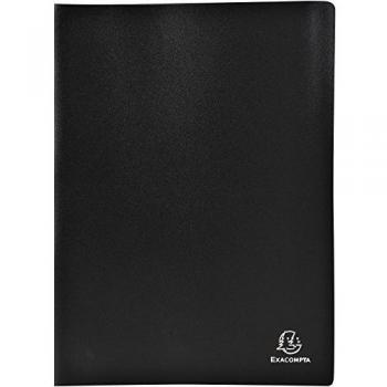 Exacompta A4 Display Book Soft Eco Polypropylene 20 Pocket Black 74509EX