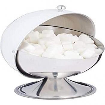 Modern Stainless Steel Sugar and Candy Bowl