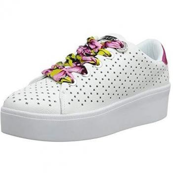 Guess Townser Active Lady Leather Calzini Sportivi Donna Bianco 38 EU