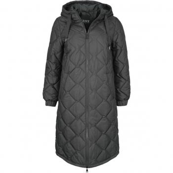 Black Premium EMP Estilo Negro Abrigo Acolchado XXL Mujer