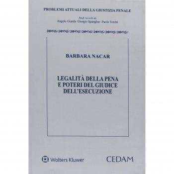 Legalità della pena e poteri del giudice dell'esecuzione