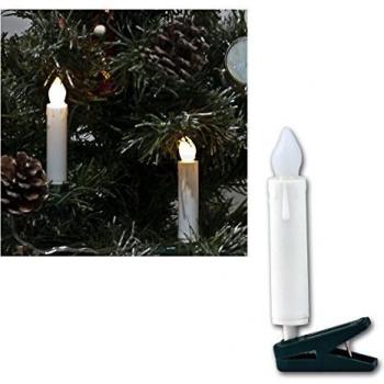 Batterie‑Kerzenlicht 10‑LED Warmweiß