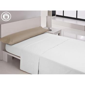 Funda de almohada Happy Home color Tierra 100% algodón para cama de 135