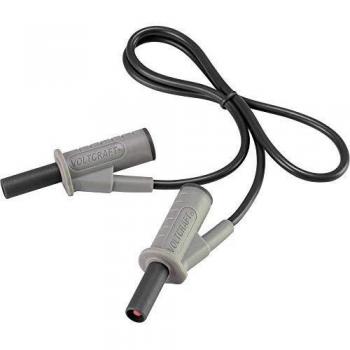 MSB-501 0.5m Black Flexible Test Lead with Banana Jacks