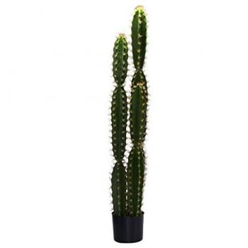 Cactus Decorativo Artificiale con Vaso Tondo Ø18x124h